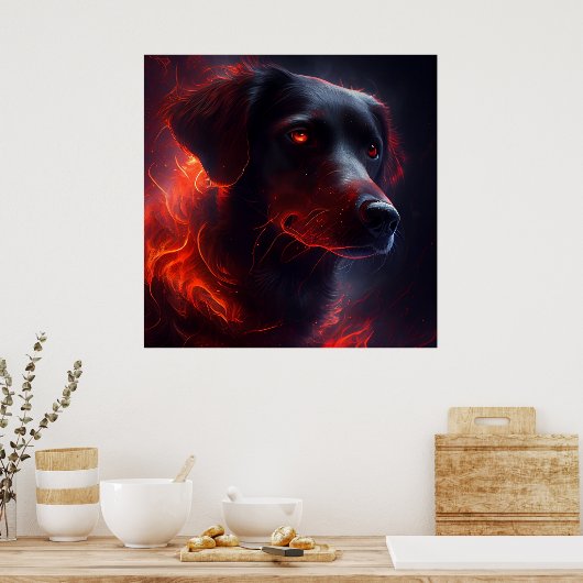 Poster Dog (Keuken)