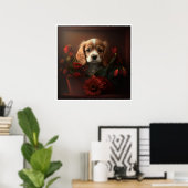 Poster Dog (Thuiskantoor)