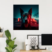 Poster Dog (Thuiskantoor)