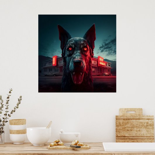 Poster Dog (Keuken)