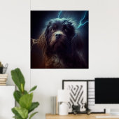 Poster Dog (Thuiskantoor)