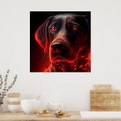 Poster Dog (Keuken)