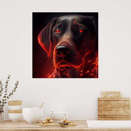 Poster Dog (Keuken)