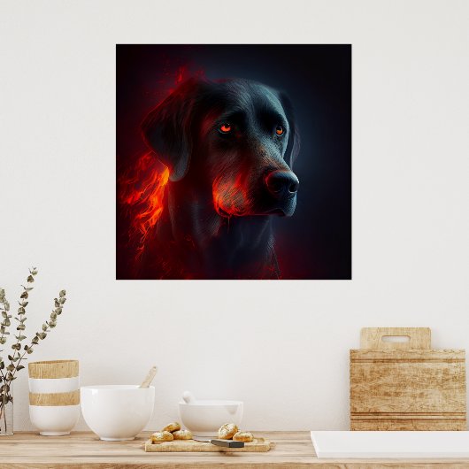 Poster Dog (Keuken)