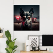 Poster Dog (Thuiskantoor)