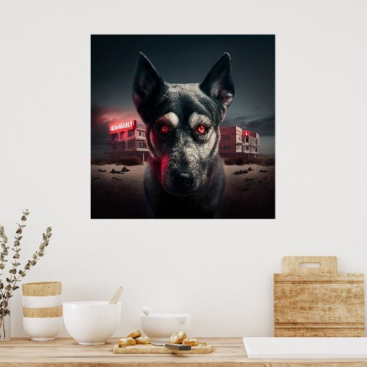 Poster Dog (Keuken)