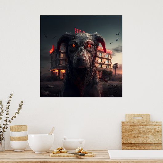 Poster Dog (Keuken)