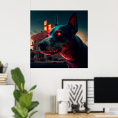 Poster Dog (Thuiskantoor)
