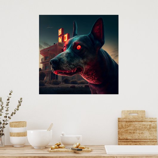 Poster Dog (Keuken)