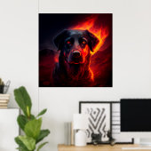 Poster Dog (Thuiskantoor)