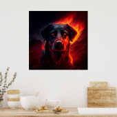 Poster Dog (Keuken)