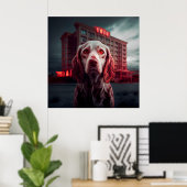 Poster Dog (Thuiskantoor)