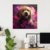 Poster Dog (Thuiskantoor)