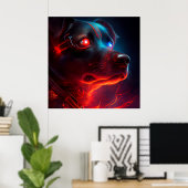 Poster Dog (Thuiskantoor)