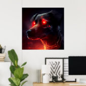 Poster Dog (Thuiskantoor)
