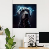 Poster Dog (Thuiskantoor)
