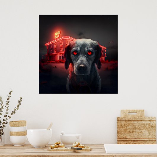 Poster Dog (Keuken)