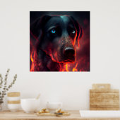 Poster Dog (Keuken)