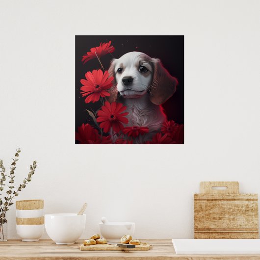 Poster Dog (Keuken)
