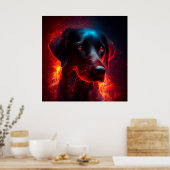 Poster Dog (Keuken)