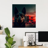 Poster Dog (Thuiskantoor)