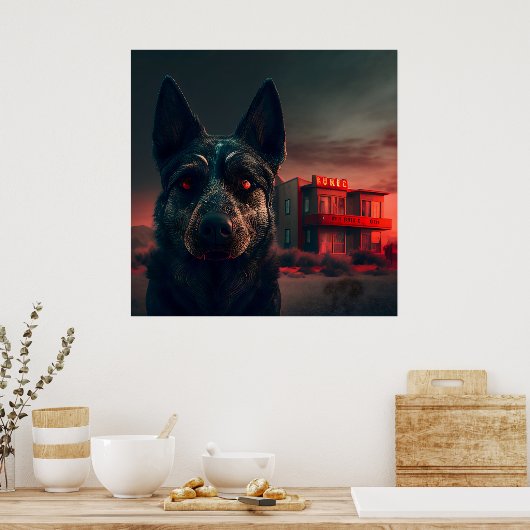 Poster Dog (Keuken)