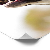 Poster-Dog gezicht uit het auto-venster Maak je ge Poster (Hoek)