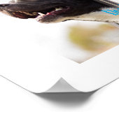 Poster-Dog gezicht uit het auto-venster Maak je ge Poster (Hoek)