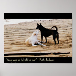 Poster Dog Quote