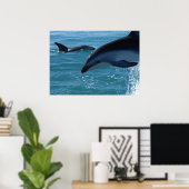 Poster dolfijnen (Thuiskantoor)