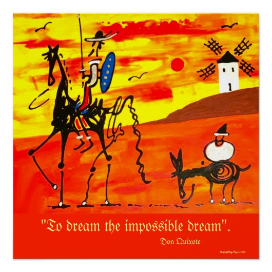 Poster Don Quichot (Voorkant)