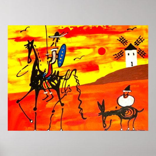 Poster Don Quixote (Voorkant)