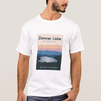 Poster Donner Lake Vintage Travel T-shirt