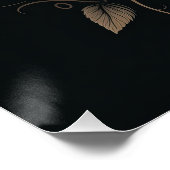 Poster doodskop Moth (gloss) (Hoek)