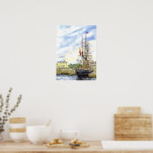 poster "Door knijpen" (Keuken)