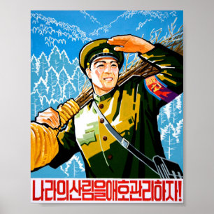 Poster DPRK Propaganda