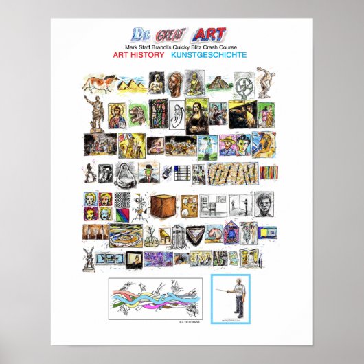 Poster Dr Great Art Complete Kunstgeschiedenis (Voorkant)