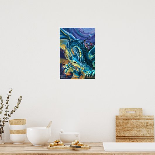 Poster Dragon Rider (Keuken)