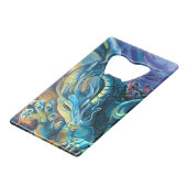 Poster Dragon Rider Creditkaart Flessenopener (Voorkant Gekanteld)