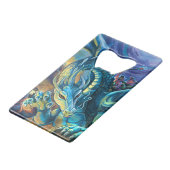 Poster Dragon Rider Creditkaart Flessenopener (Achterkant Gekanteld)