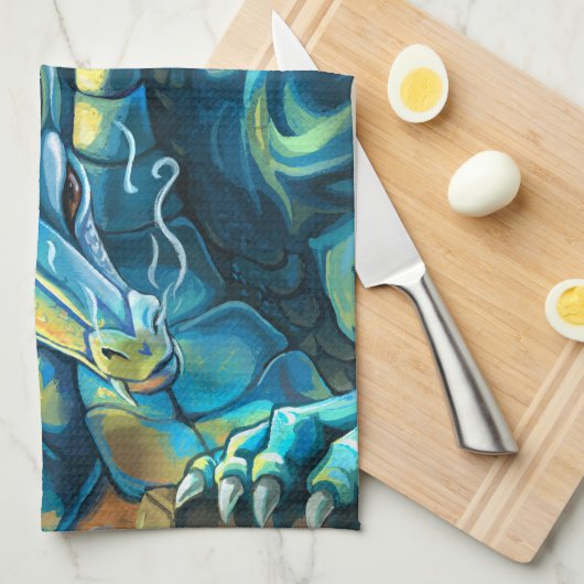 Poster Dragon Rider Theedoek (Quarter Fold)