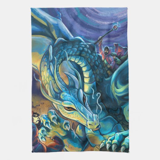 Poster Dragon Rider Theedoek (Verticaal)