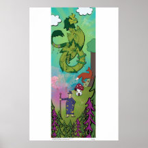 Poster - Draken in het Bos