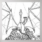 Poster - Drakenvleugels (Voorkant)