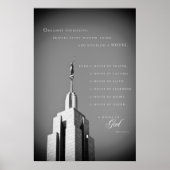 Poster - Draper Utah LDS Temple 2 (Voorkant)