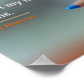 Poster - Dreams & herinneringen Inspirerend citaat (Hoek)