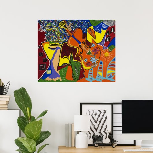 poster "Dreams of Jamaica" (Thuiskantoor)