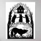 Poster Drie Biggetjes (Voorkant)