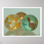 Poster - Drie Marbles (Voorkant)