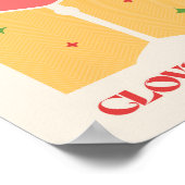 Poster drink Cocktail art Clover Club (Hoek)